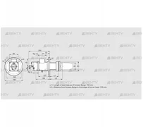 BIC 65HB-700/735-(34)E (84031083) Газовая горелка Kromschroder