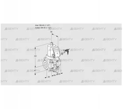 VAS240R/NQSR (88033840) Газовый клапан Kromschroder