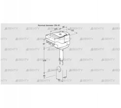 IBH40Z01A/20-60W3TR10 (88301806) Дроссельная заслонка Kromschroder