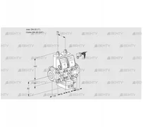 VCH1E25R/20R05NHEVWR/PPPP/PPPP (88107241) Клапан с регулятором расхода Kromschroder