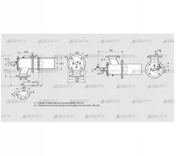 ZIC 165RBL-400/435-(20)D (84246557) Газовая горелка Kromschroder