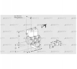 VCG3E50R/50R05NGEWL/MMPP/2-MM (88104287) Клапан с регулятором соотношения Kromschroder