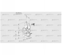VAH350R/NWAE (88029662) Клапан с регулятором расхода Kromschroder