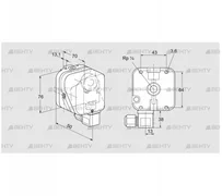 DG 150BG-6 (84447421) Датчик-реле давления газа Kromschroder