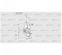 VAG3-/50R/NYAE (88027553) Газовый клапан с регулятором соотношения Kromschroder