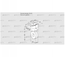 IBA40/32Z05/20-15W3T (88300796) Дроссельная заслонка Kromschroder