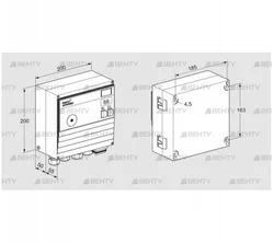 BCU480-5/5/1L15W1GBS2/1B1/1 (88612209) Блок управления горением Kromschroder