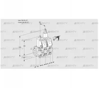 VCS3E50R/50R05NLKR/PPPP/PPPP (88104725) Сдвоенный газовый клапан Kromschroder