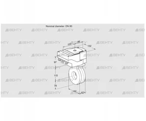 IBA80Z05/40A2DR10 (88302992) Дроссельная заслонка Kromschroder