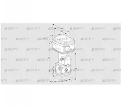 RVS 2/XML10W60S1-3V (86060400) Регулирующий клапан Kromschroder