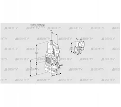 VAG1-/15R/NQGRBE (88034566) Газовый клапан с регулятором соотношения Kromschroder