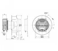 Центробежный вентилятор ebmpapst R3G310AZ8801