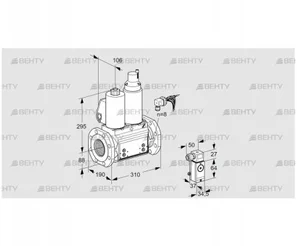 VCS780F05NLWLB/PPPP/3-PP (88207094) Сдвоенный газовый клапан Kromschroder