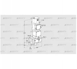 VK 65F31W5XG43D (85314211) Газовый клапан с приводом Kromschroder