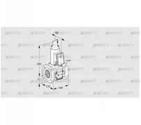 VAS6T65A05LQE/PP/PP (88202819) Газовый клапан Kromschroder