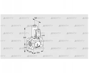 VAS9T125A05NAGRB/PP/PP (88203077) Газовый клапан Kromschroder