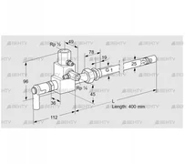 ZMI 25D400R (84234047) Пилотная горелка Kromschroder