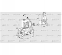 VCS780F05NNKGR3E/PPPP/PPZ- (88206513) Сдвоенный газовый клапан Kromschroder