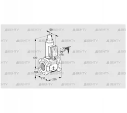 VAS8100F05LQGRB/PP/PP (88207345) Газовый клапан Kromschroder